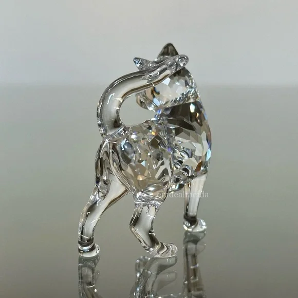 SOLD - Swarovski Crystal The Peaceful Countryside Mother Cat Standing 861914 - Picture 7 of 11